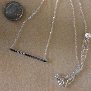 SILPADA “Dotted Line” w/SwarovskiCrystals Necklace